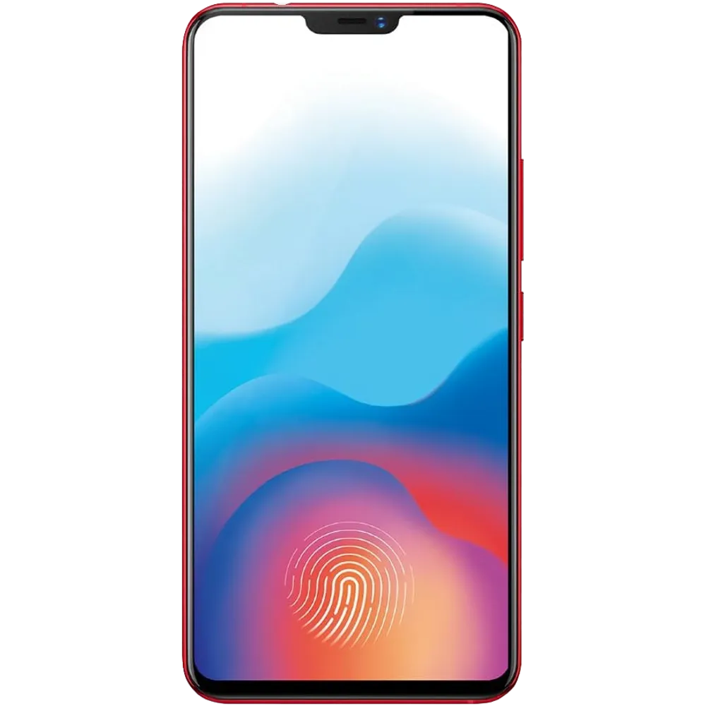 Schlankes Smartphone – Rubinrot – Ansicht 2